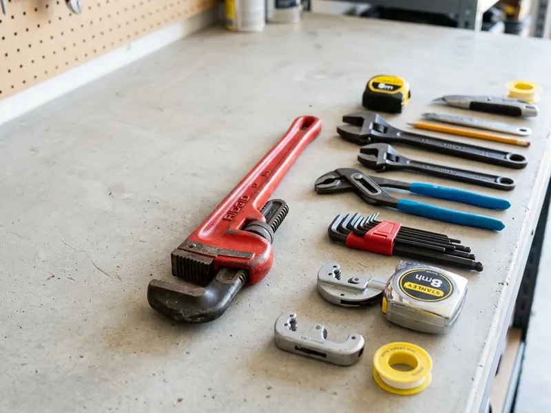 Professional plumbers in Elcho, WI equipped with top-tier tools for residential and commercial plumbing services.